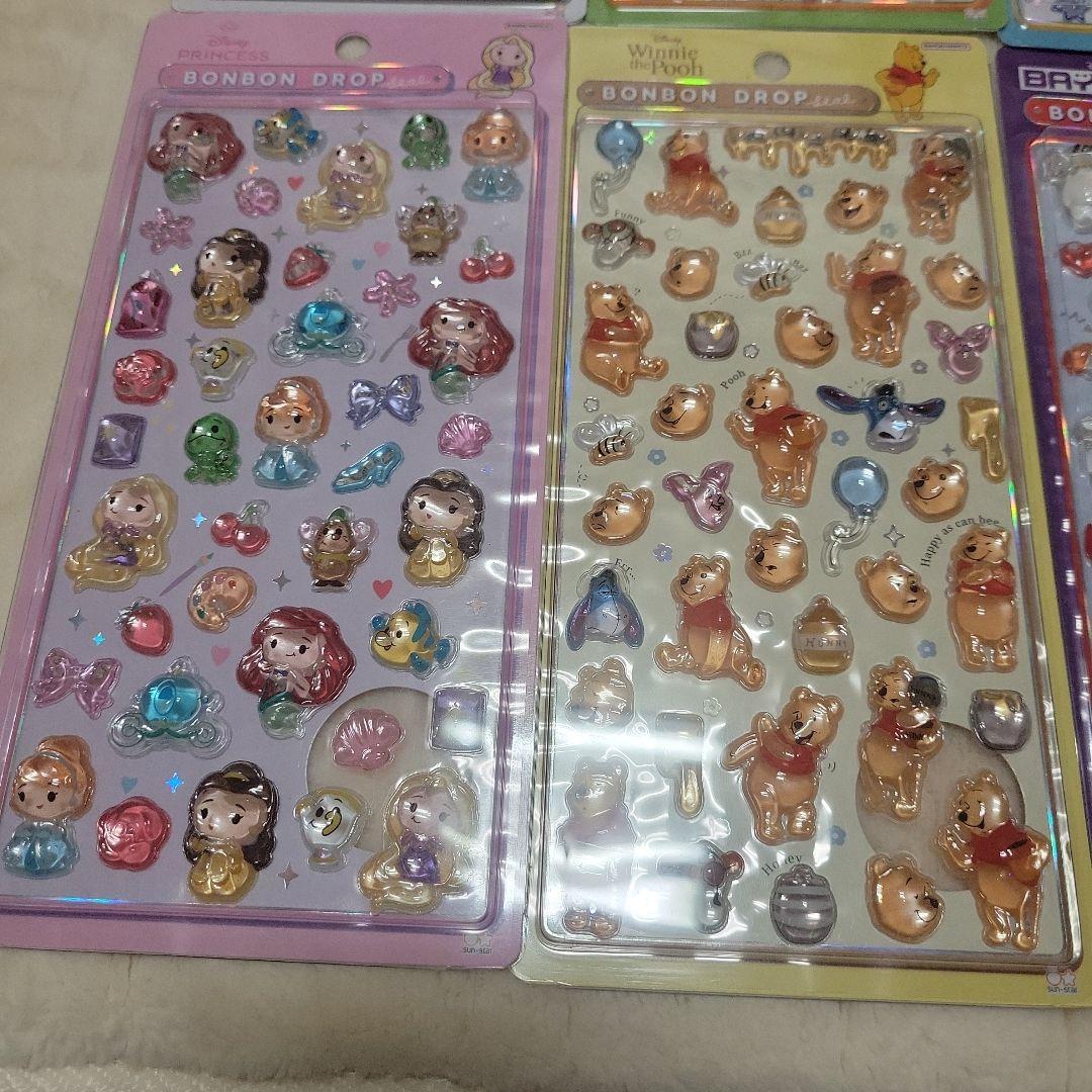 【正規品】ボンボンドロップシール　ディズニー　8種