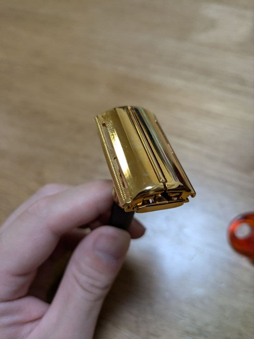 Gillette　両刃カミソリ　New Aristocrat　アジャスタブル