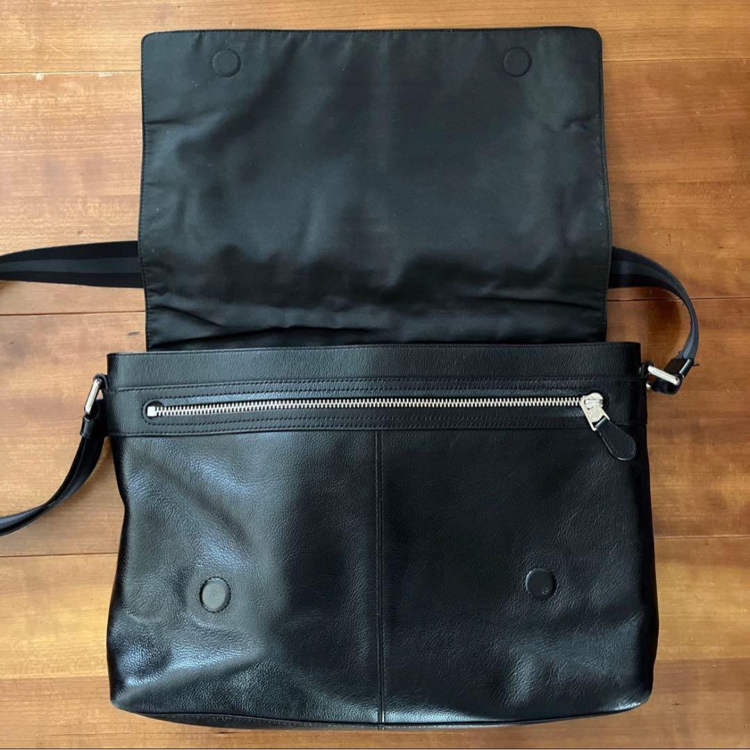 コーチ　COACH　メンズレザーメッセンジャーバッグ　ビジネスバッグ