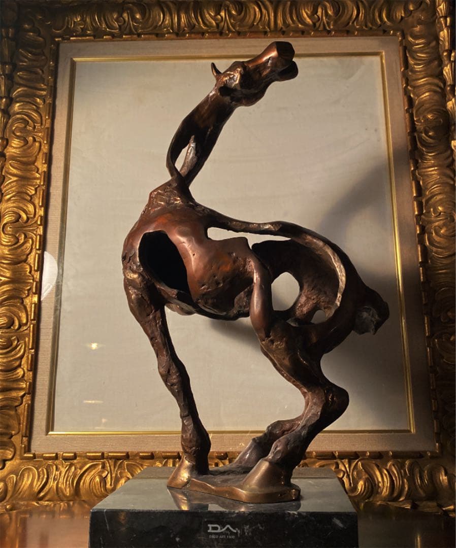 小物入れ ARTDECO vintage Horse bronze