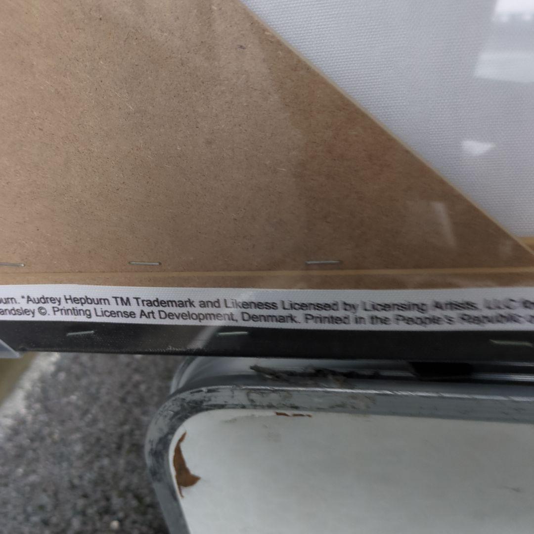 新品　IKEA　オードリー　ヘプバーン　大パネル　 美品　未開封品