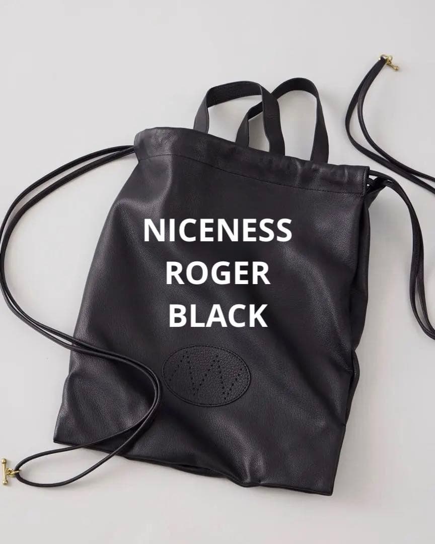 バッグ niceness ROGER black
