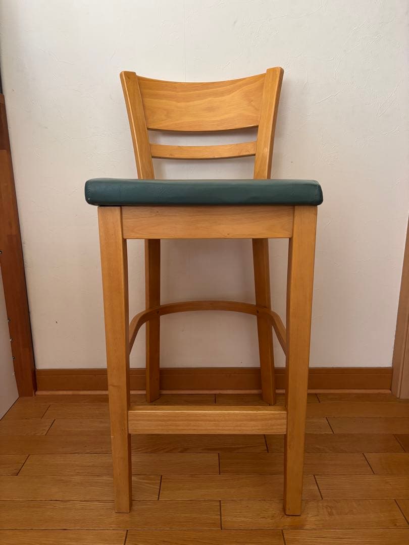 岐阜県揖斐郡池田町　中古　HIKARIカウンターチェア　4脚セット　座部高61