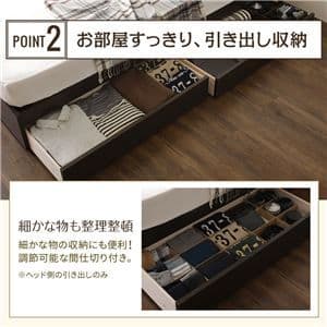 ベッド シングル 日本製ボンネルコイルマットレス付き ホワイト