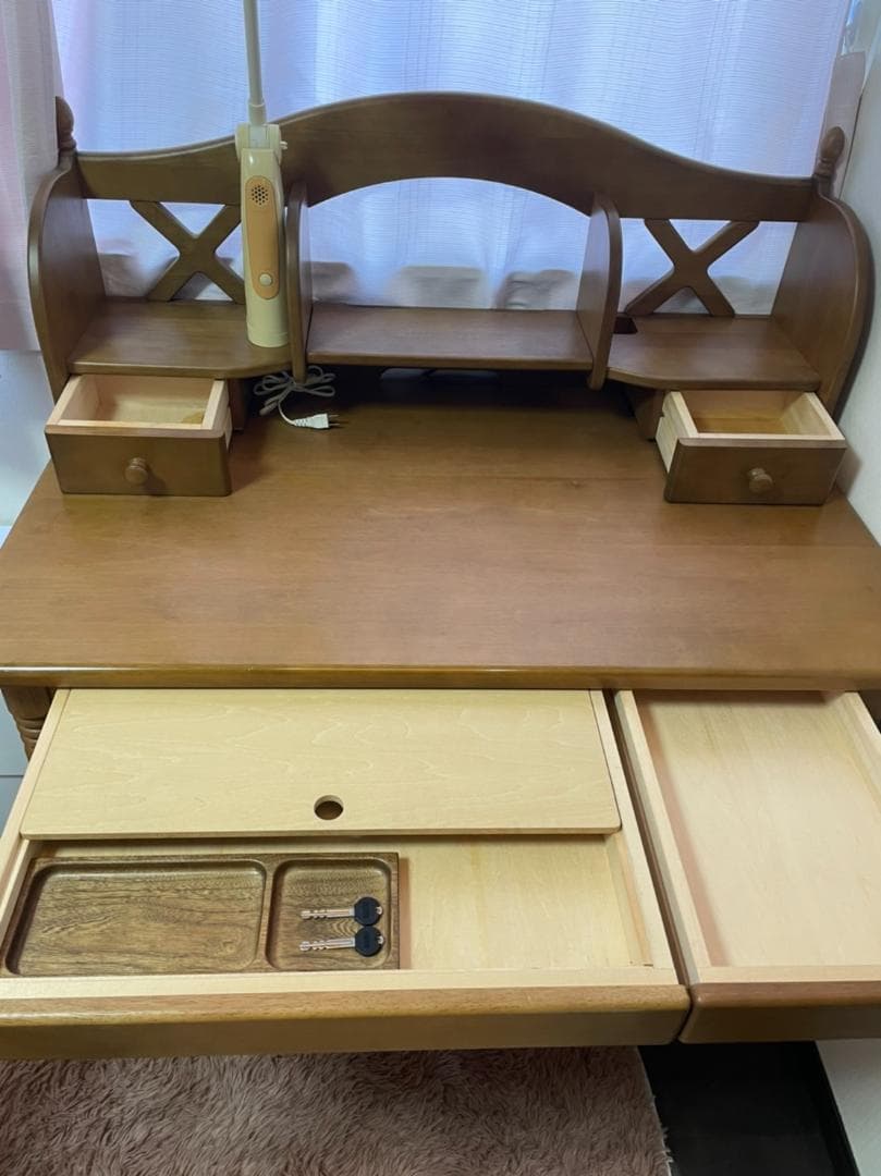 カリモク家具　学習机の上置棚