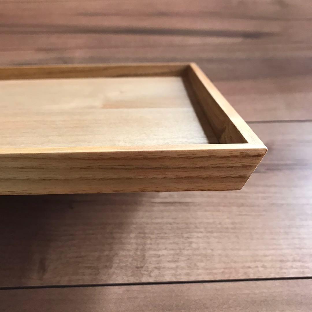 新品　木製トレー 10枚セット 木 トレイ お盆 お食事トレイ スタッキン