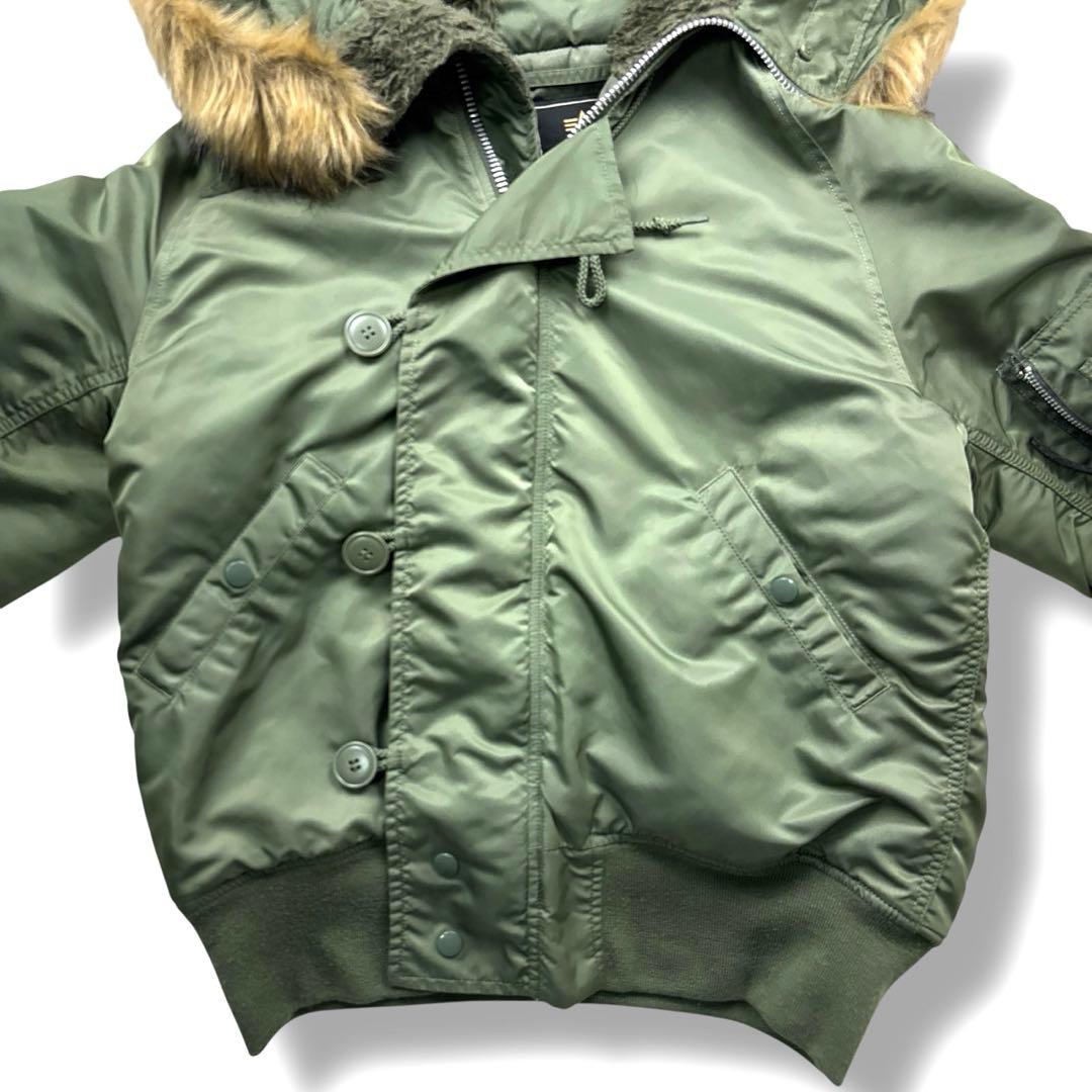 美品 ALPHA INDUSTRIES N-2B フライトジャケット ブルゾンL