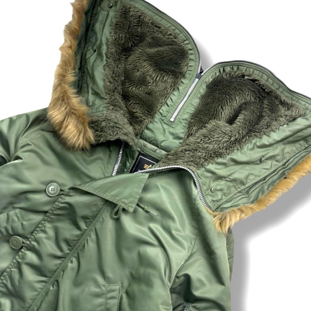 美品 ALPHA INDUSTRIES N-2B フライトジャケット ブルゾンL