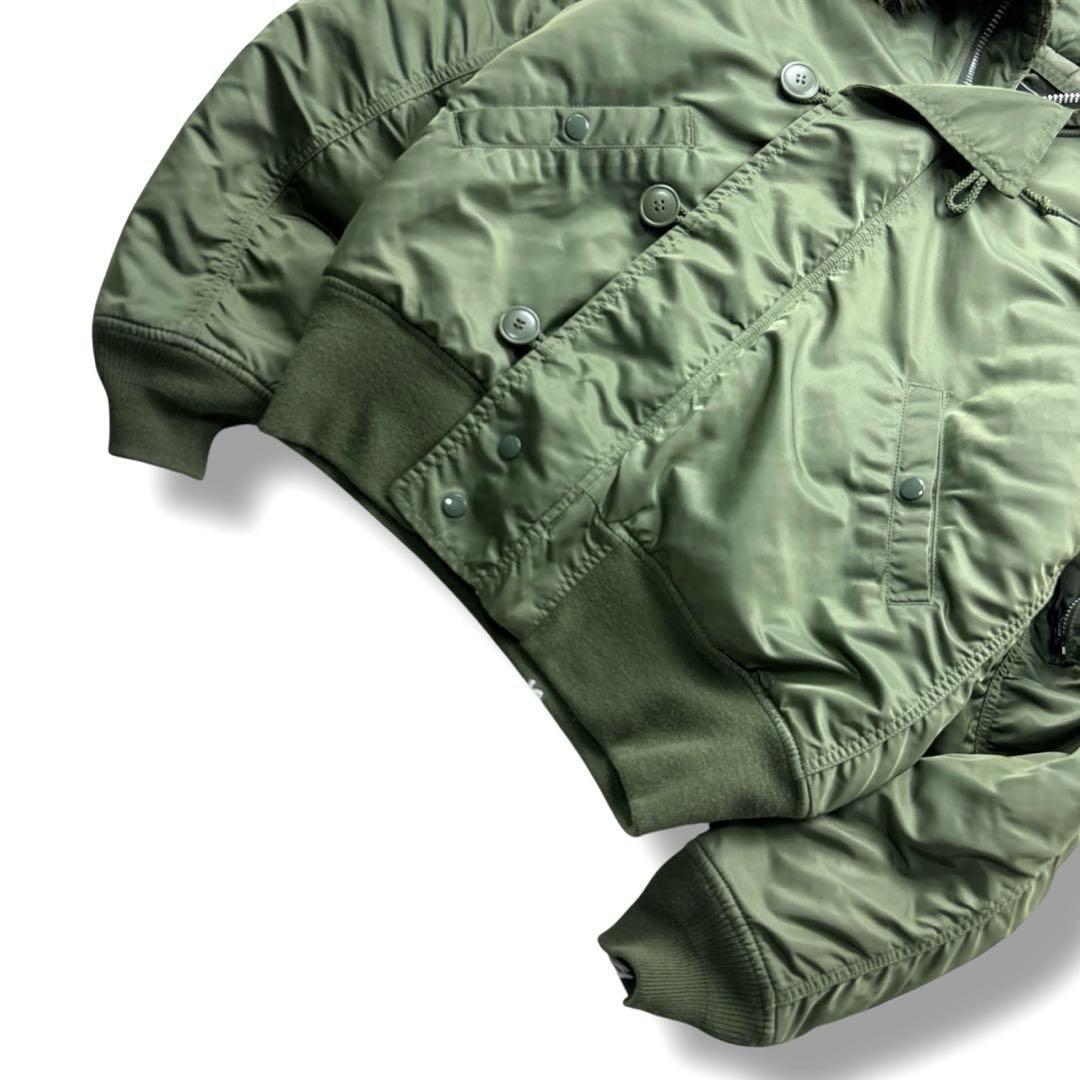 美品 ALPHA INDUSTRIES N-2B フライトジャケット ブルゾンL