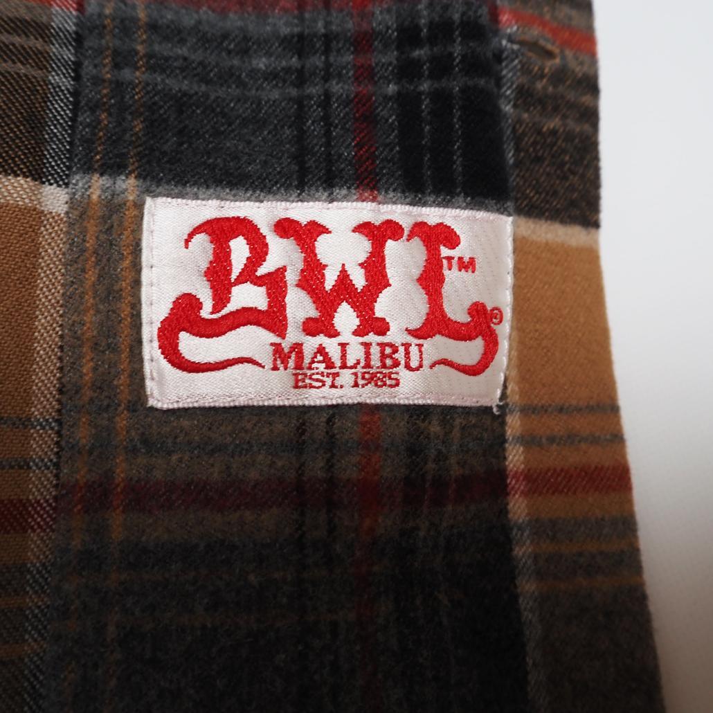 ビルウォールレザー別注 PENDLETON オンブレボートシャツ 925銀ボタン