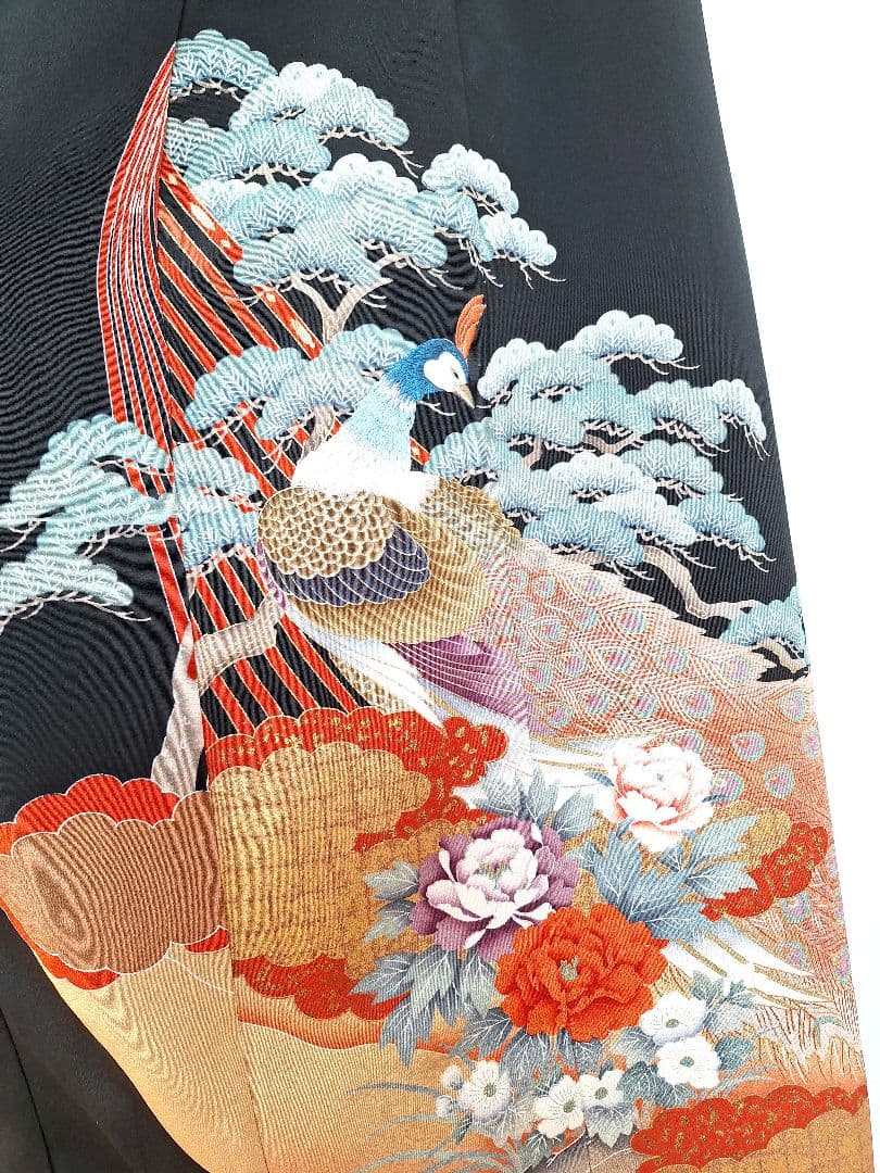 着物リメイクワンピース3611