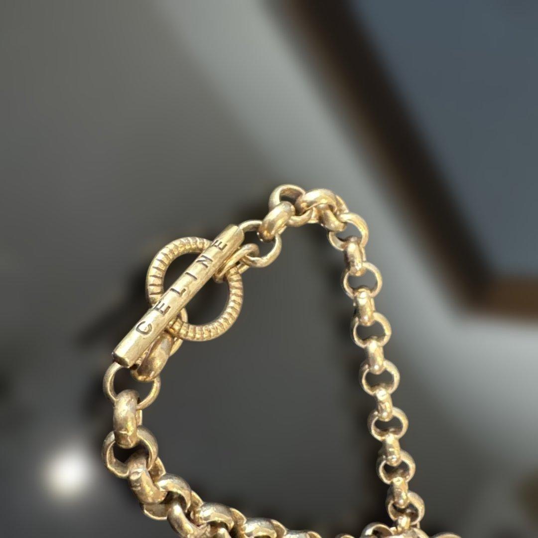 【激レア】CELINE bracelet✨セリーヌブレスレット バングルGOLD