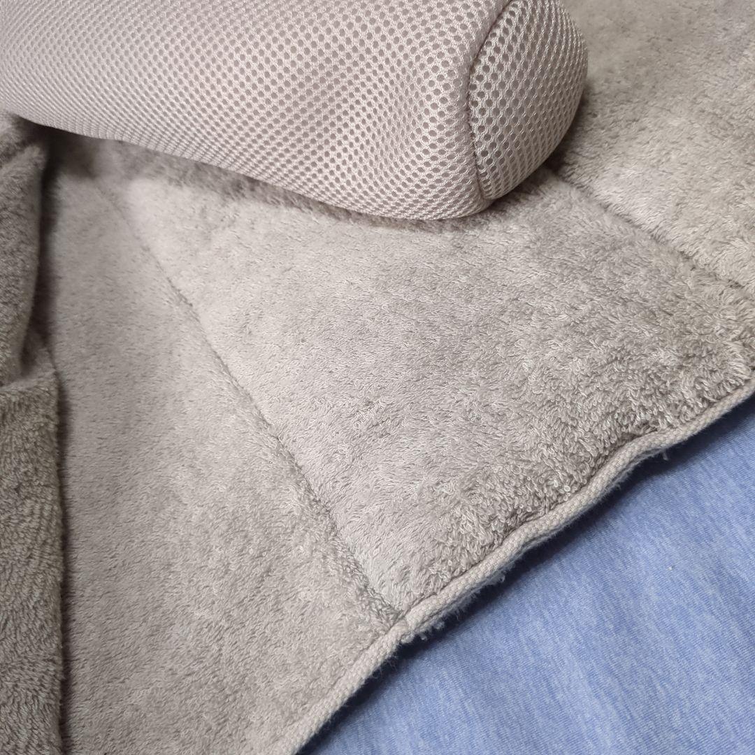 枕　今治睡眠用タオル2 グレー