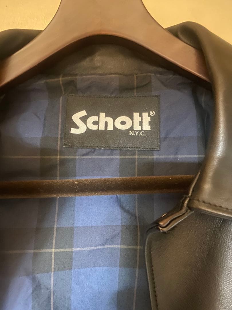 m*k様 Schott sophnet レザー　コーチジャケット