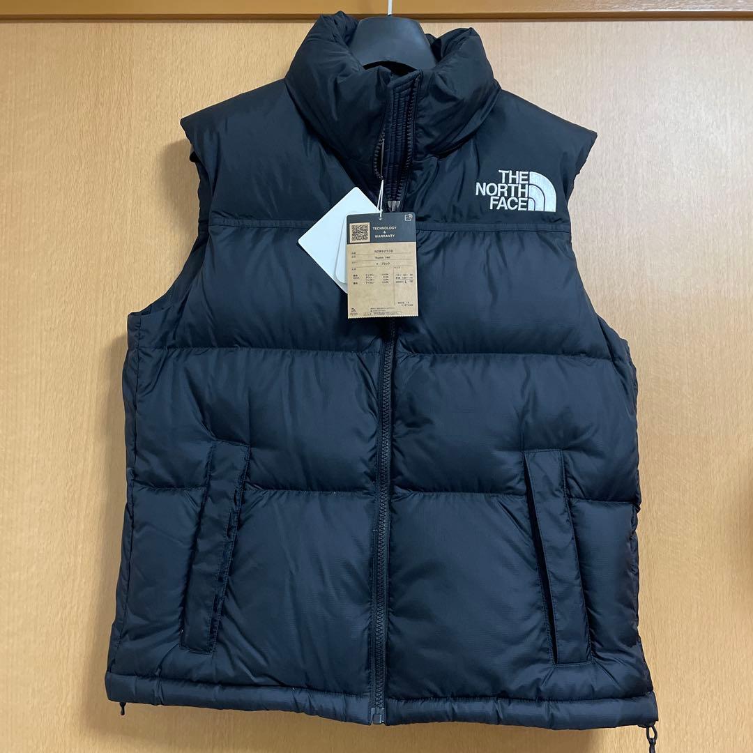 THE NORTH FACE ヌプシ　ブラック ダウンベスト L
