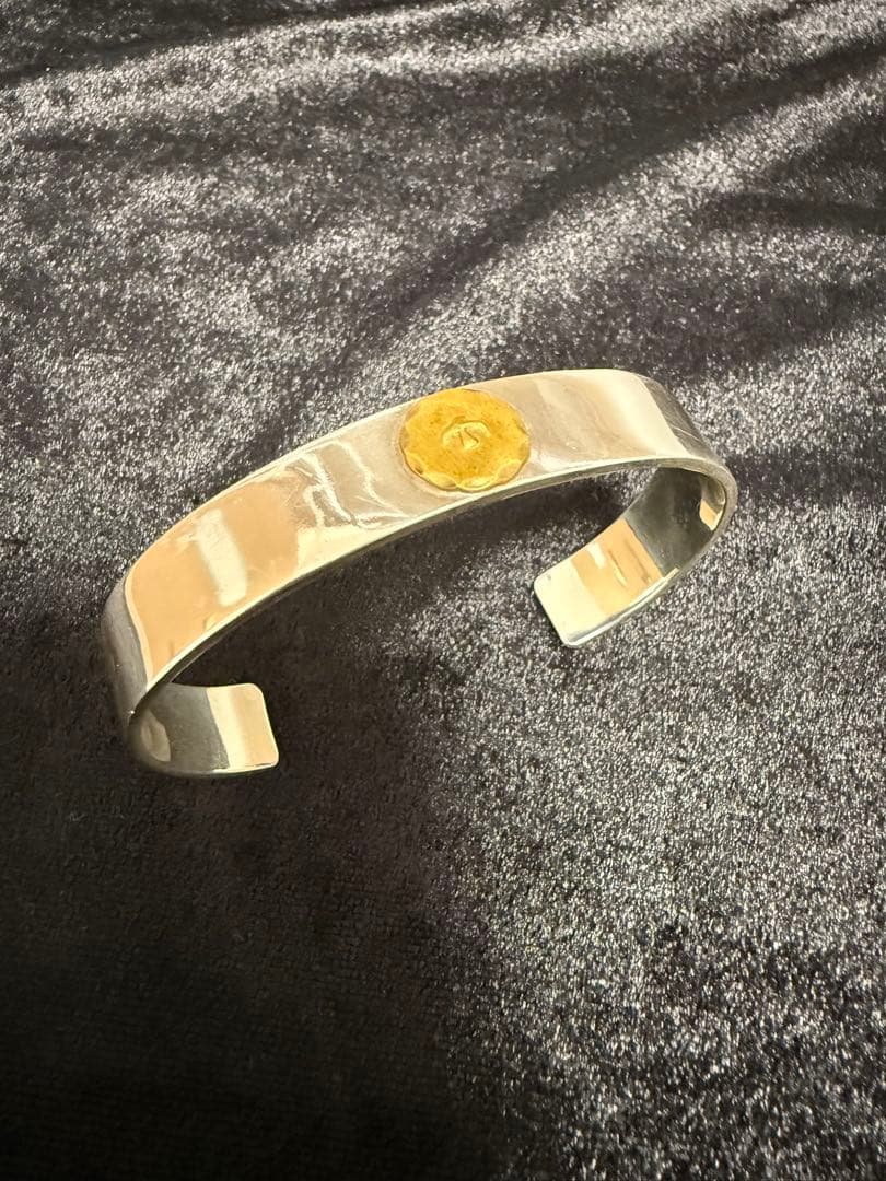 シルバー ゴールド バングル　最終値下げ‼️