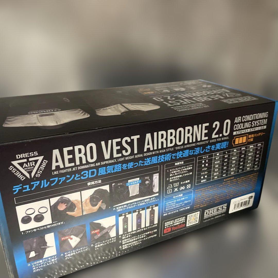 DRESS [ドレス] エアロベスト AIRBONE 2.0 XLサイズ