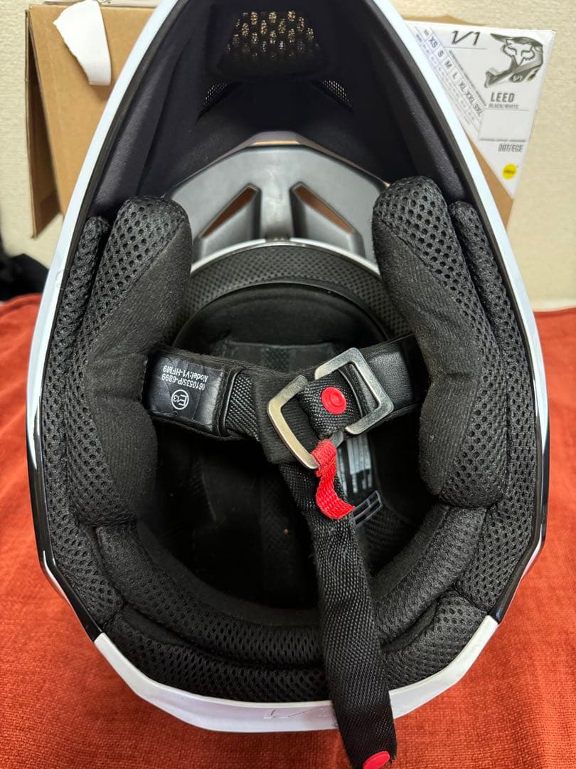 フォックス FOX ヘルメット V1 リード&ゴーグル