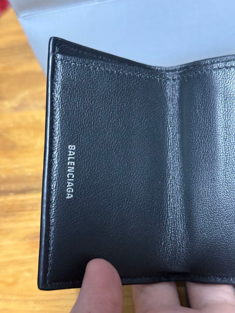 BALENCIAGA 財布 アワーグラス クロコダイルレザー 三つ折り