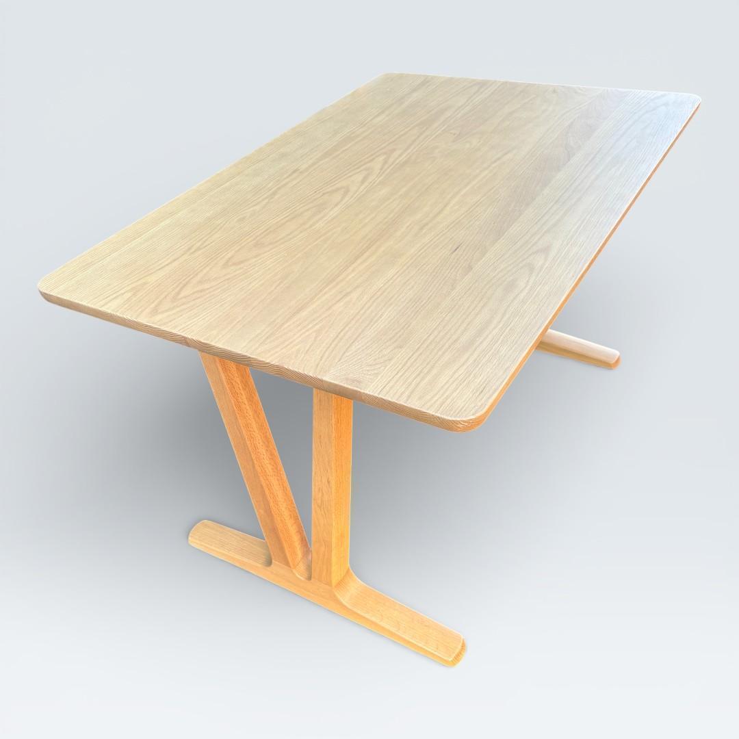 【最終価格】浜本工芸 ダイニングテーブル 120cm 国産家具 オーク 無垢材