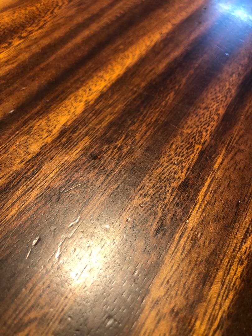 希少 一枚板　モンキーポッド　ダイニングテーブル　脚なし　木製