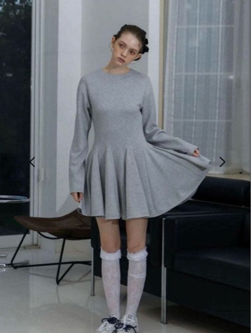 THETOE Poros Flare Onepiece S グレー