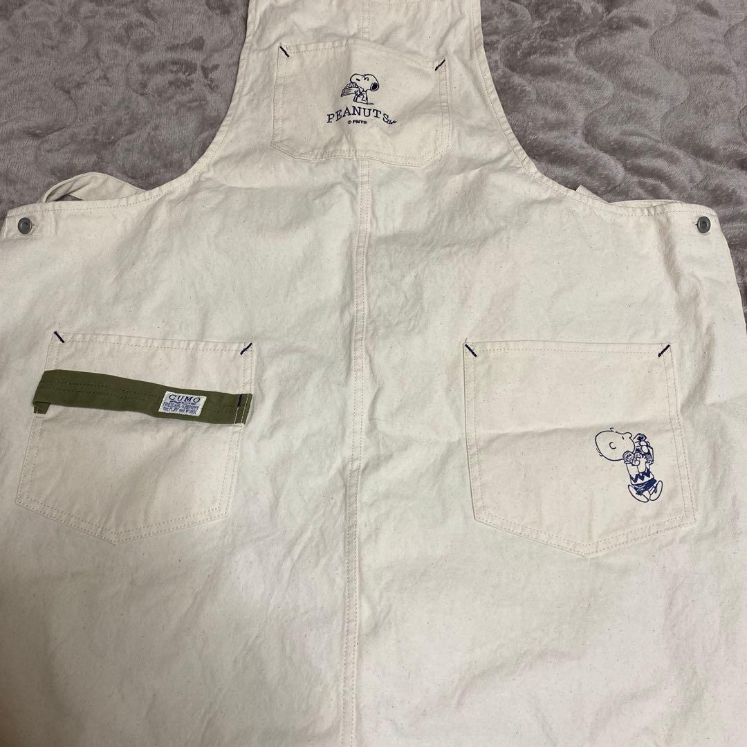 【激レア】スヌーピー×CUMO 刺繍 エプロン