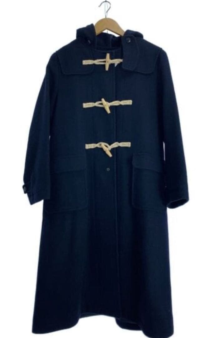 BEAMSBOY ビームスボーイ メルトン　ロング　ダッフルコート ネイビー