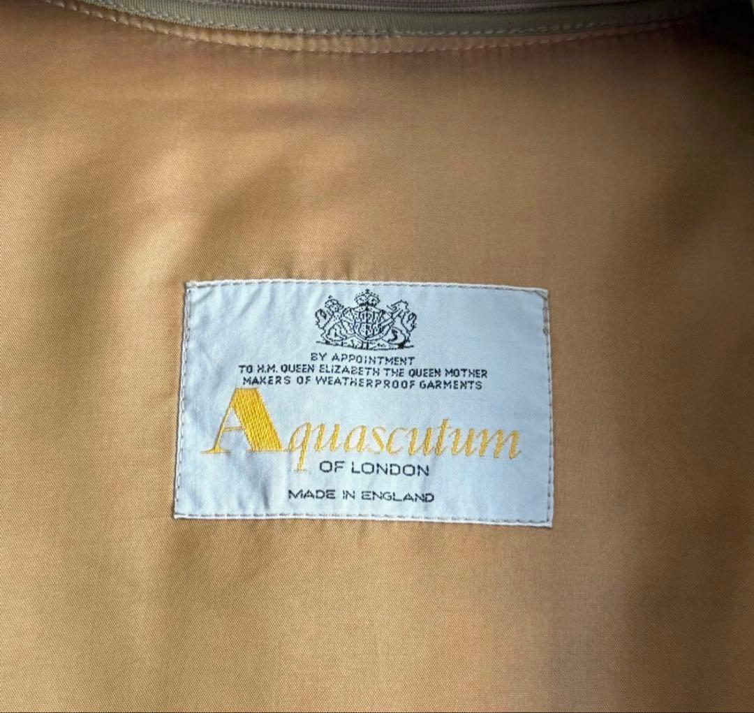 【美品】Aquascutumトレンチコート （ヴィンテージ）ライナー&ベルト付き