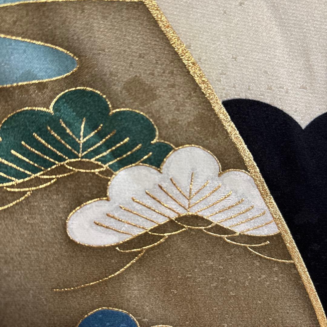 No.15 正絹男の子お祝い着　産着 長襦袢付き　のしめ 七五三