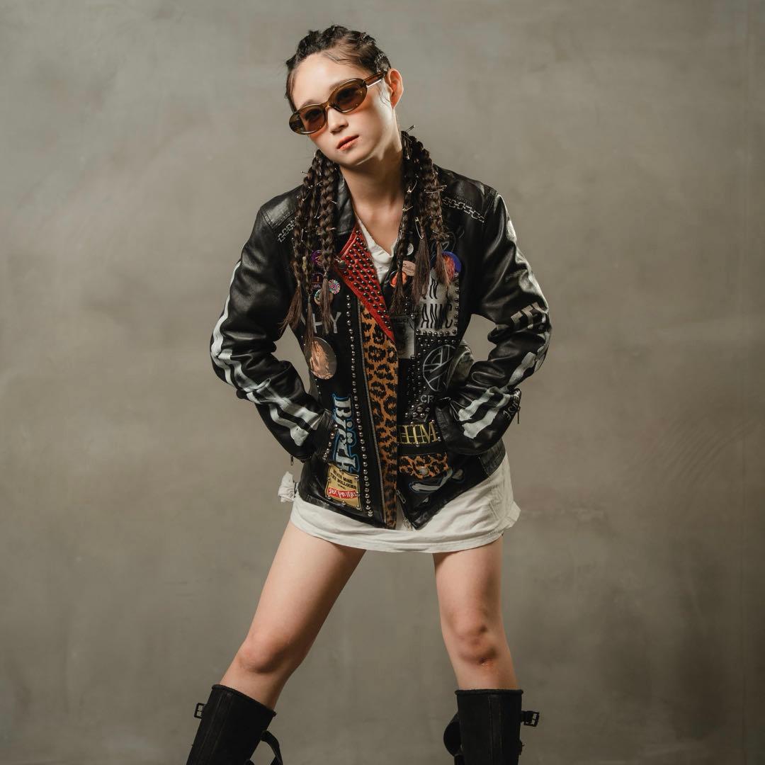 鋲ジャン　レア　カスタムライダース　レザーライダース