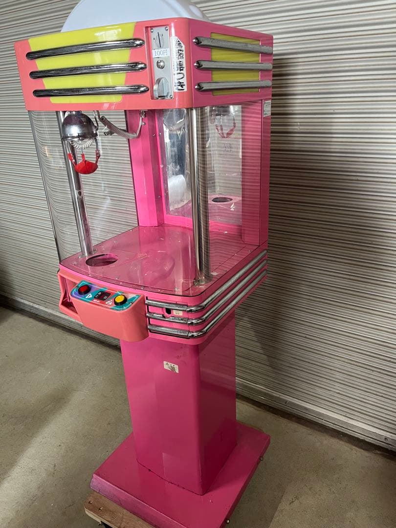 ぽとふ送料込み‼️SNK ネオミニ(ピンク)小型クレーンゲーム筐体