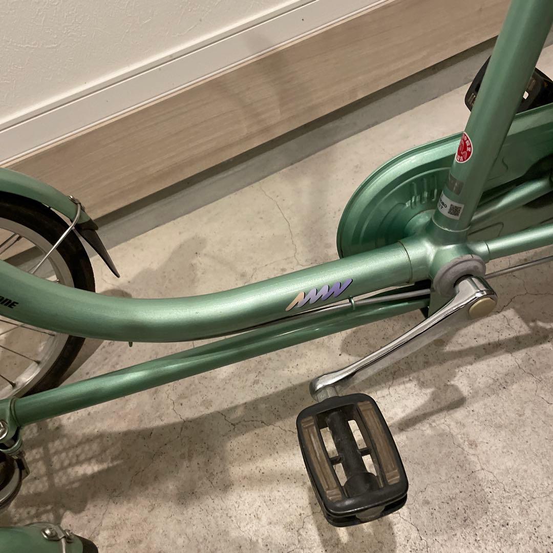希少車◾️ブリヂストン ミンナ 前2輪後1輪 大人用3輪車 自転車　グリーン