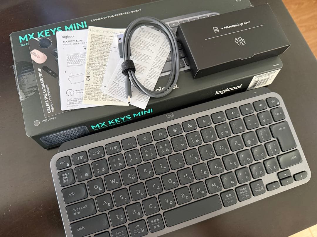 Logicool　MX KEYS mini キーボード グラファイト
