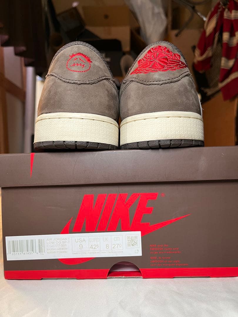 安心鑑定Travis Scott × Nike Air Jordan 1 Low