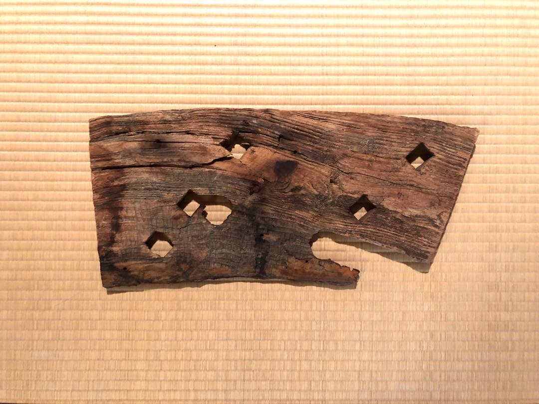 明治～昭和時代　水車板　敷板　花台　アンティーク　骨董品