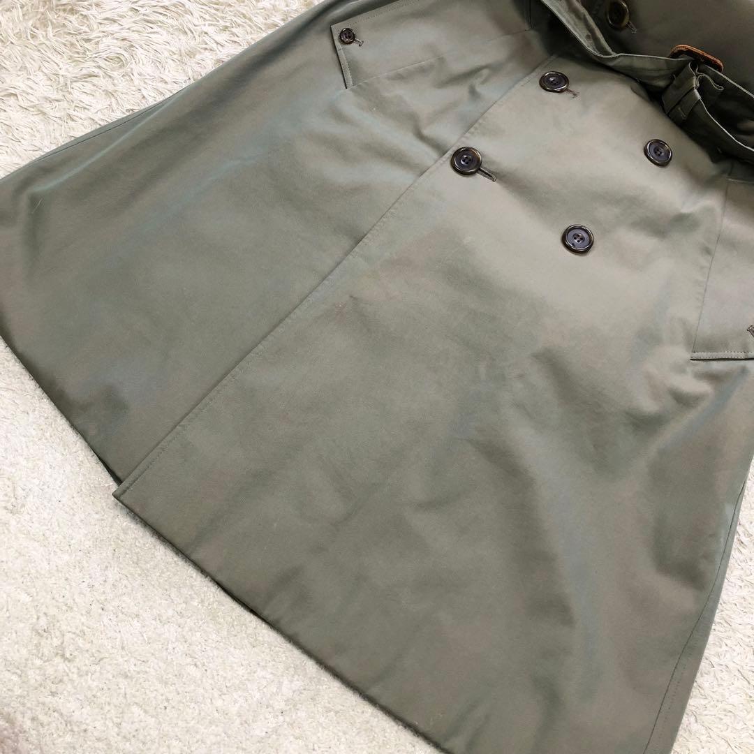 アクアスキュータム 玉虫色 トレンチコート クラブチェック XL位