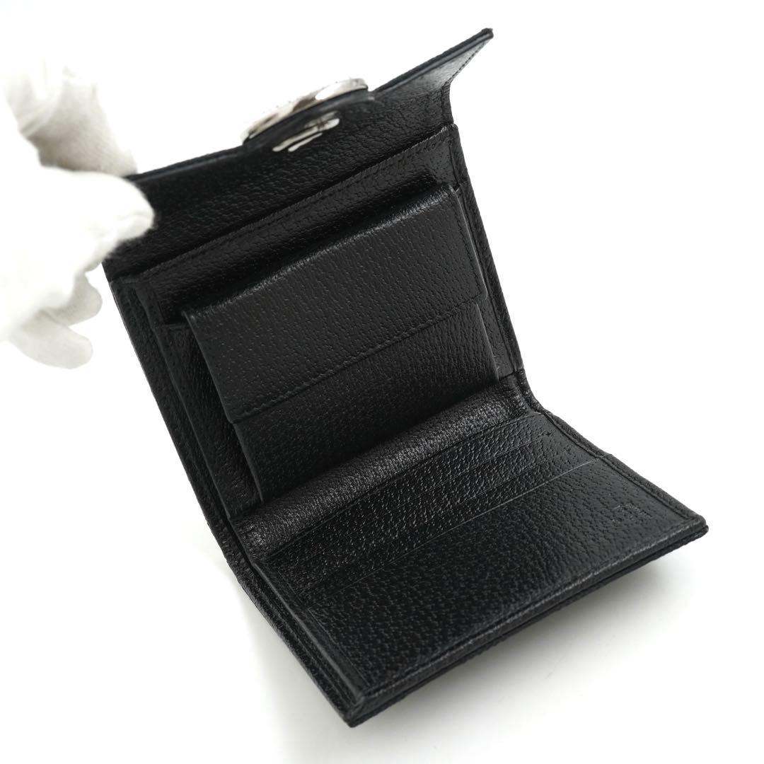 ✨新品未使用・箱付き✨　GUCCI ミニ財布　インターロッキング　GGライン