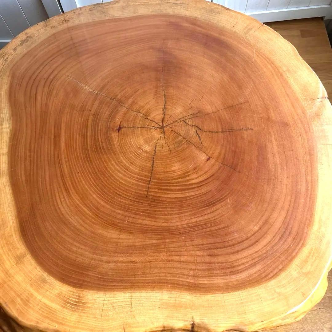 木製 自然木の座卓　天然木　座卓　ちゃぶ台　コーヒーテーブル