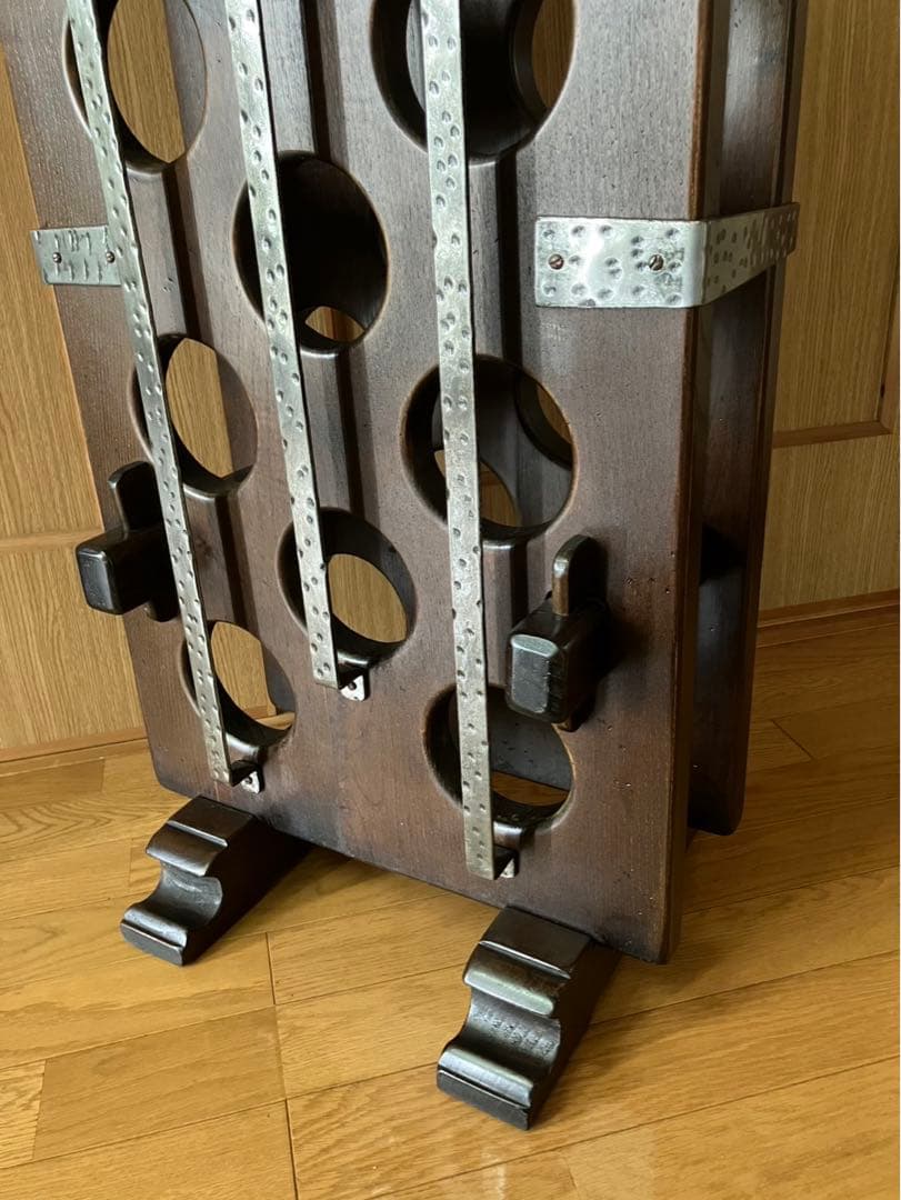 高級家具バロッサバレンティ　ワインボトルラック