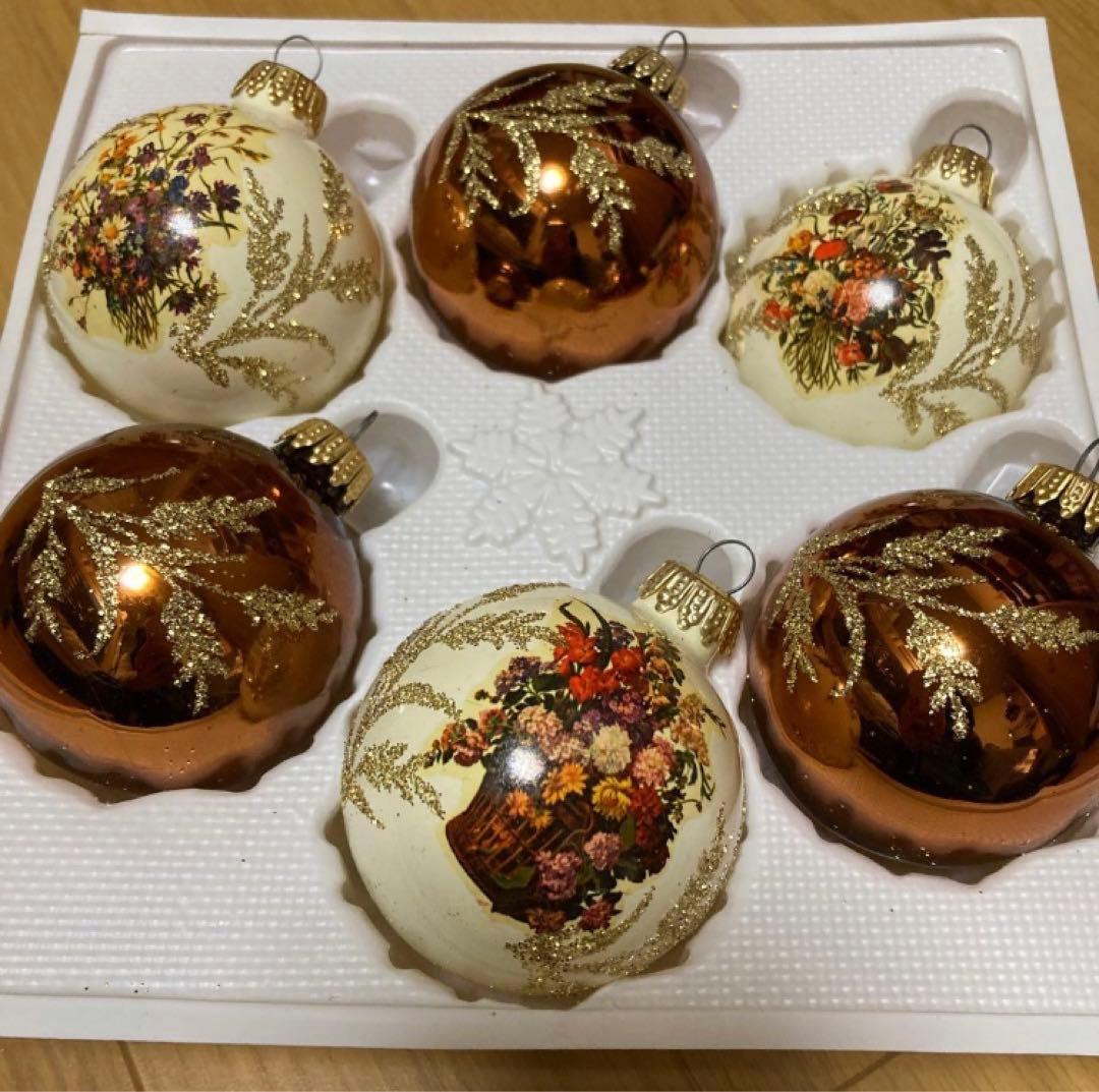 ドイツ クリスマス ガラス オーナメント アンティーク