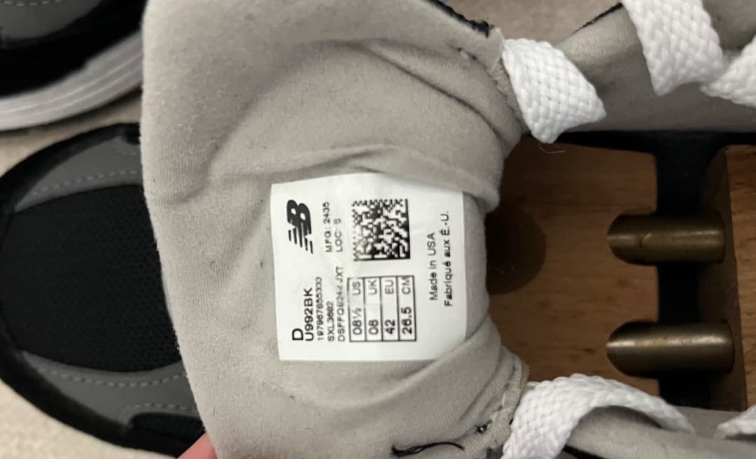 2/10まで販売予定 new balance 992 Made in USA