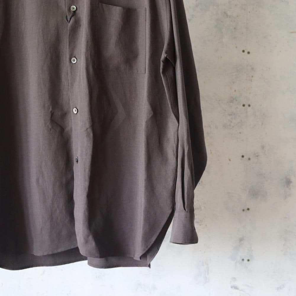 トップス stein 25AW R/L OVERSIZED DOWN PAT SHIRT
