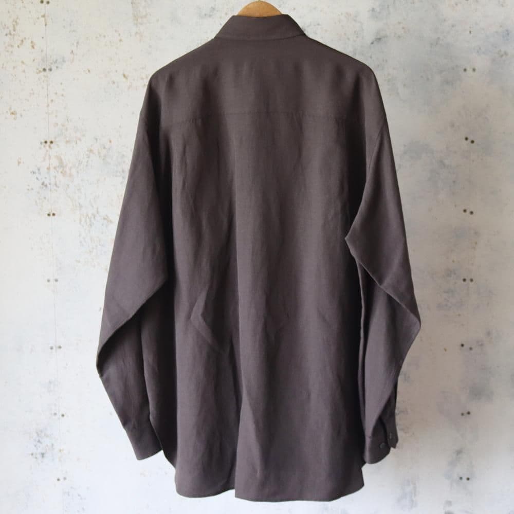 トップス stein 25AW R/L OVERSIZED DOWN PAT SHIRT