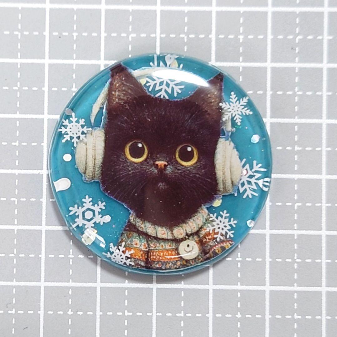 レジン　猫　ヘアゴム　ブローチ　ポニーフック　No.305