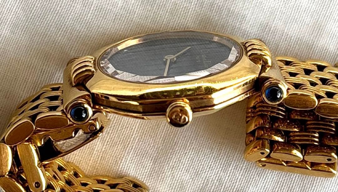 【稼働品】Christian Dior レディース腕時計内周15.5cm 調整可