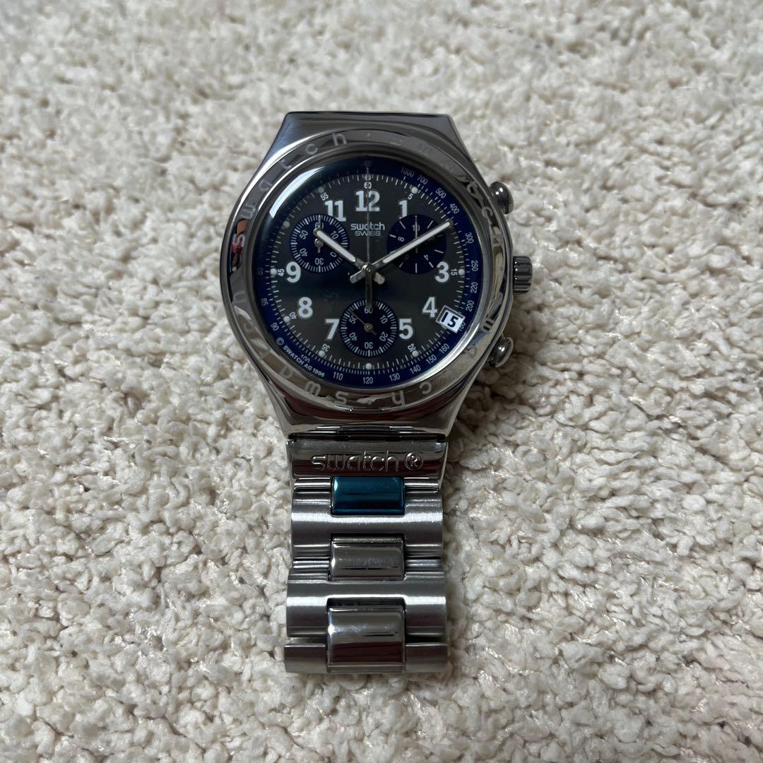 「希少❗️未使用品」SWATCH スウォッチ　アイロニークロノグラフ※電池交換済み