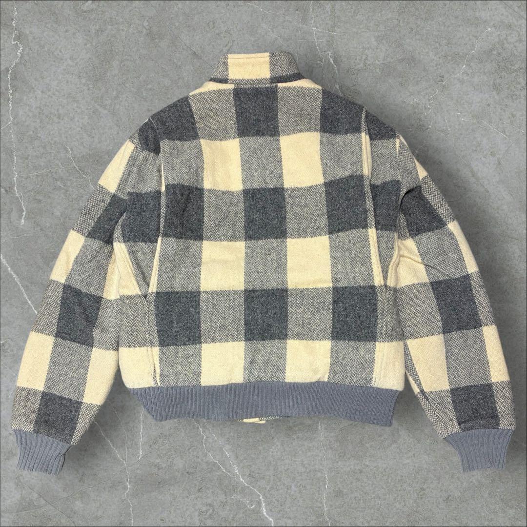 70’s Woolrich ウールハリントンジャケット USA製 短丈 裏ボア