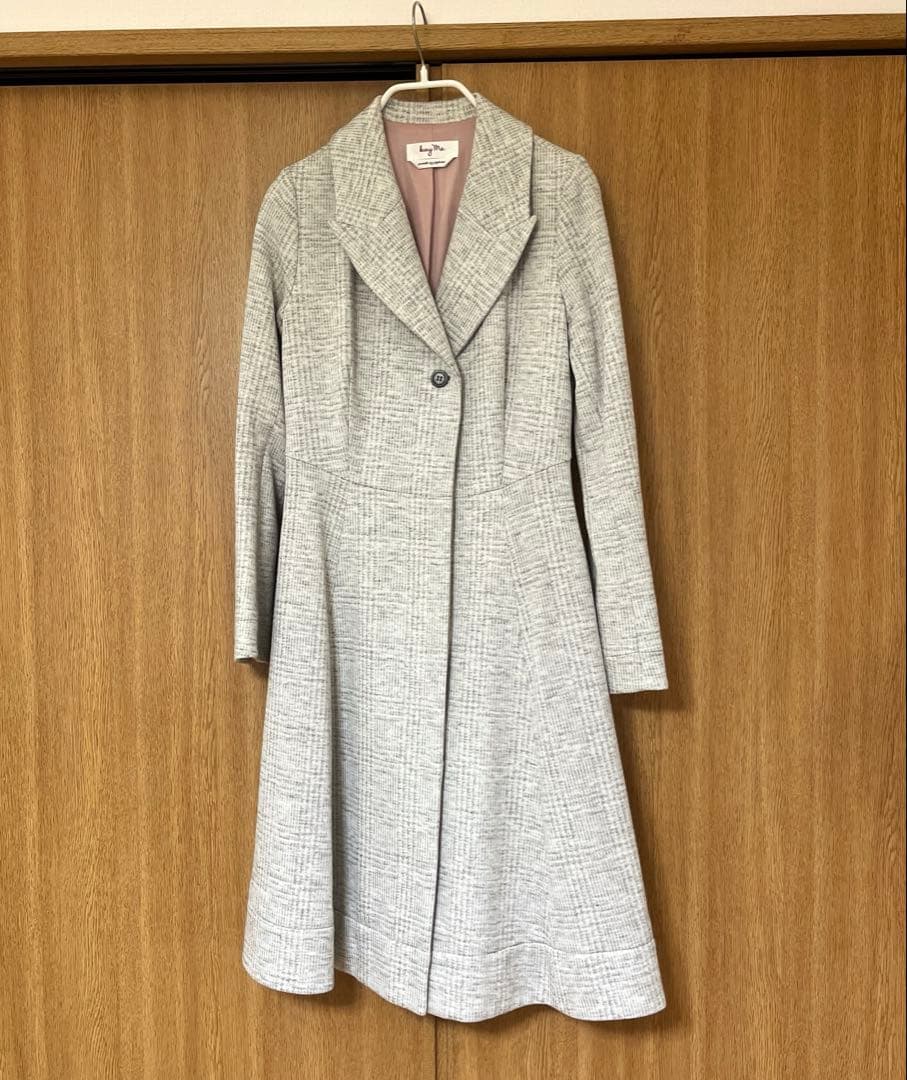 kay me ケイミー　グレンチェックコート(グレー)