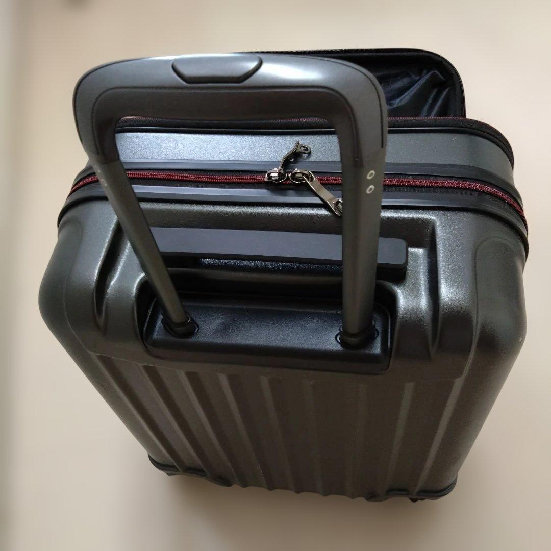 ダークグレー キャリーカート TSAロック付き